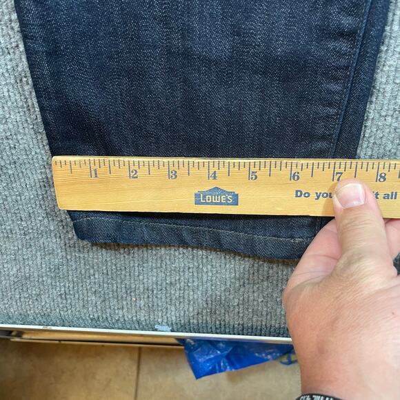 QORtec Performance Denim Jean Men's 32X32 Actual (33X31) Blue Stretch Zip Pocket - Picture 10 of 12